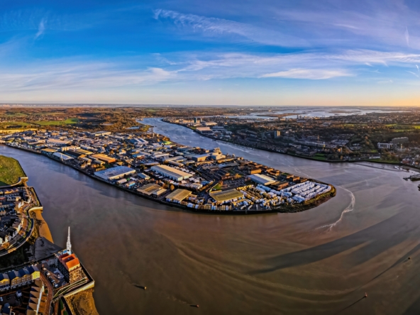 aerial view of Rochester
